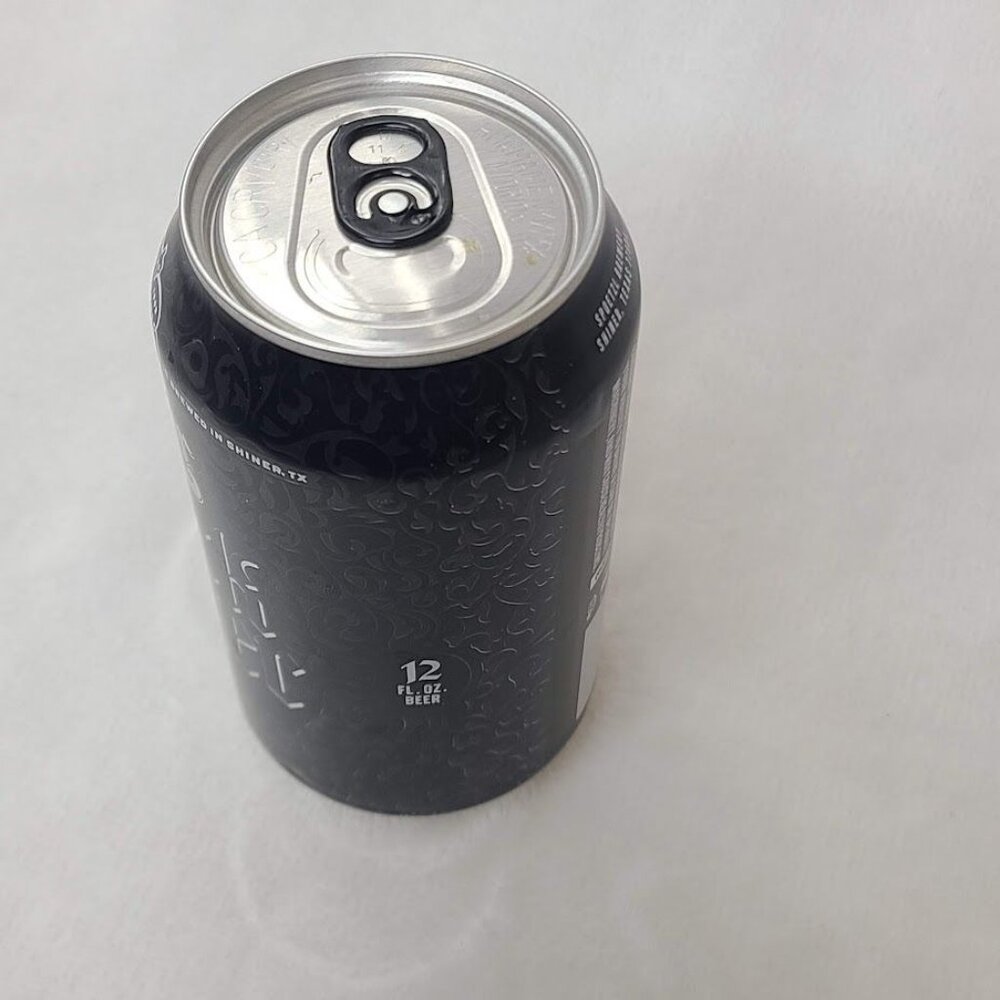 Shiner Black Lager Empty Beer Can Bottom Opened Spoetzl Brewery Texas - Picture 6 of 9